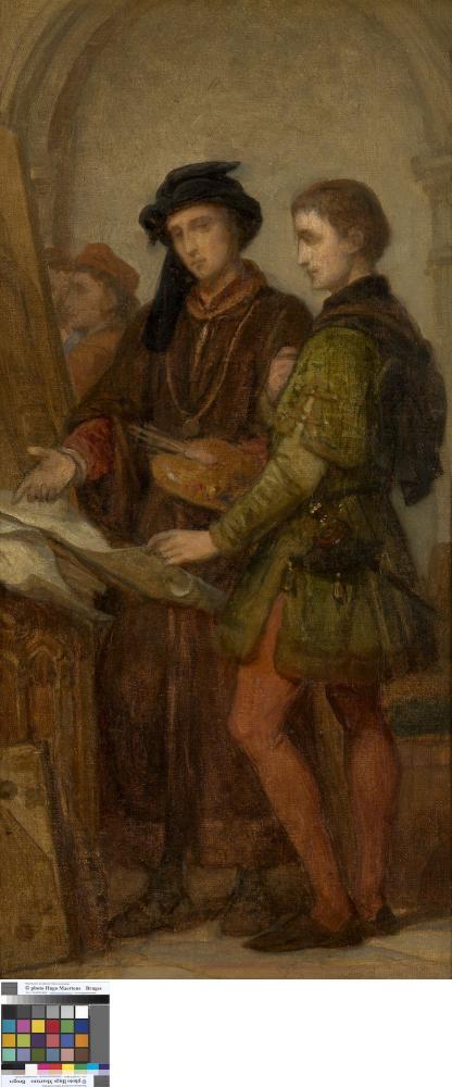 De roem van de Antwerpse kunstschool  vijftien olieverfschetsen voor de muurschilderingen in het Koninklijk Museum voor Schone Kunsten Antwerpen