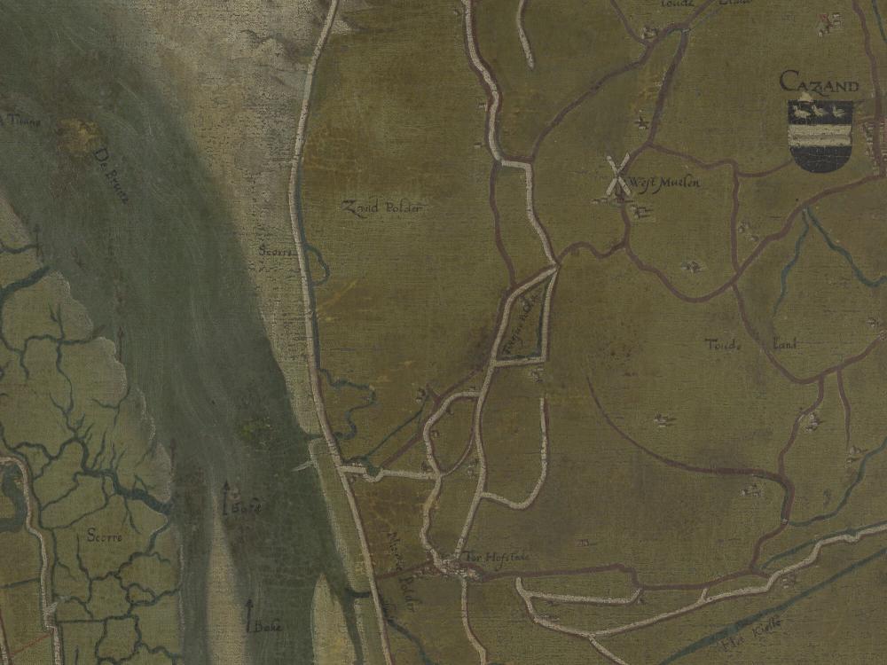 Kaart van het Brugse Vrije