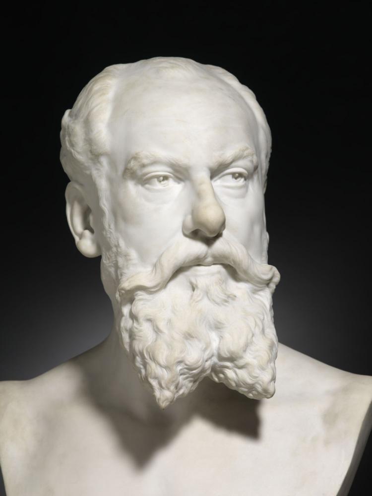 De beeldhouwer Joseph Jacques Ducaju Detail