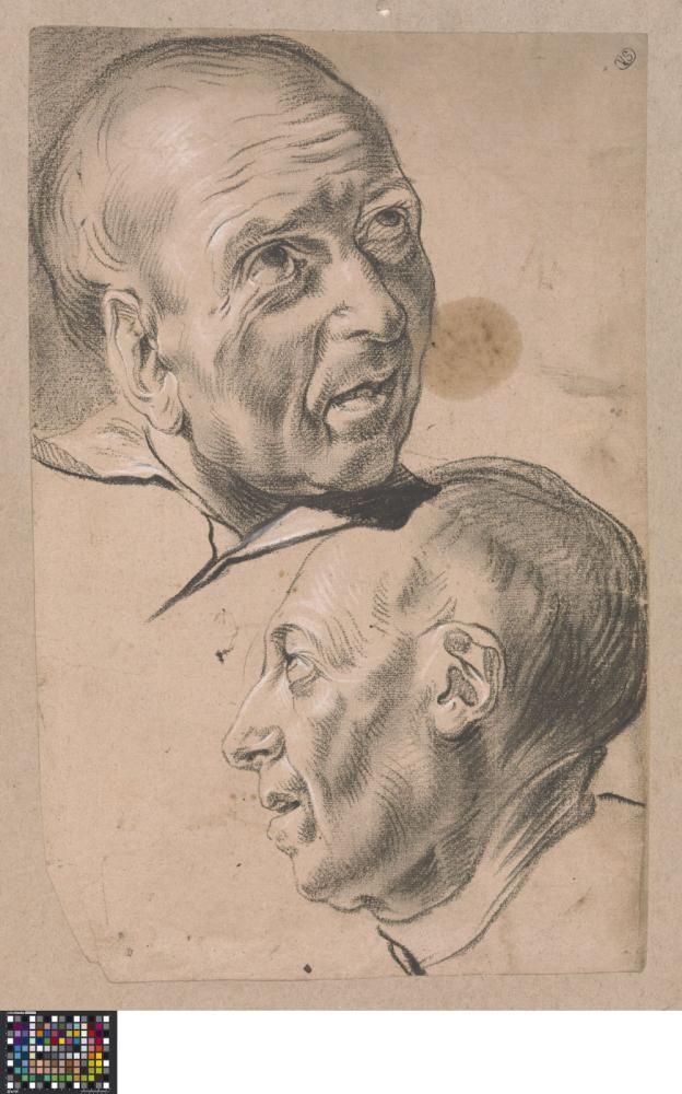 Studies van een mannenhoofd