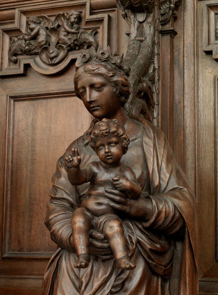 De biechtstoelen van de Sint Pauluskerk Antwerpen