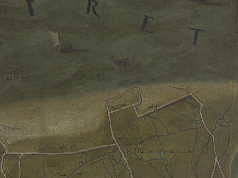 Kaart van het Brugse Vrije