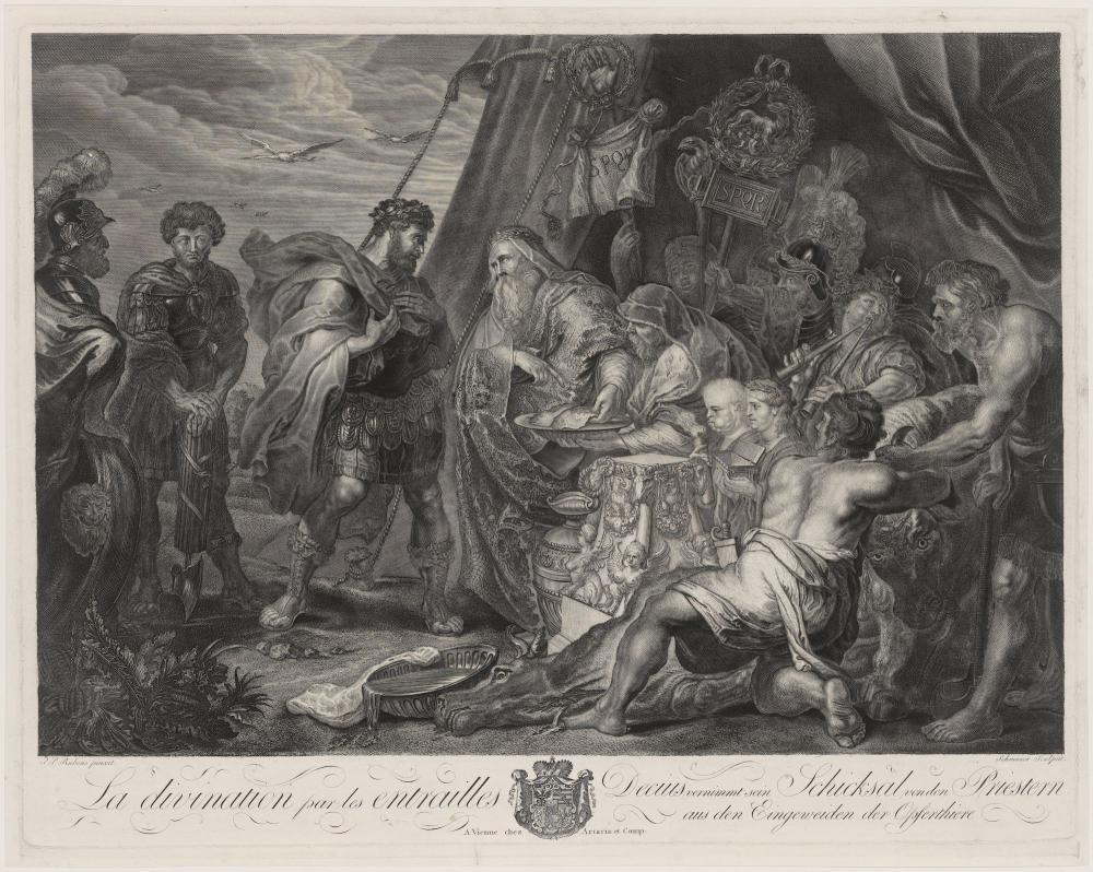 Decius raadpleegt den offerbeschouwer