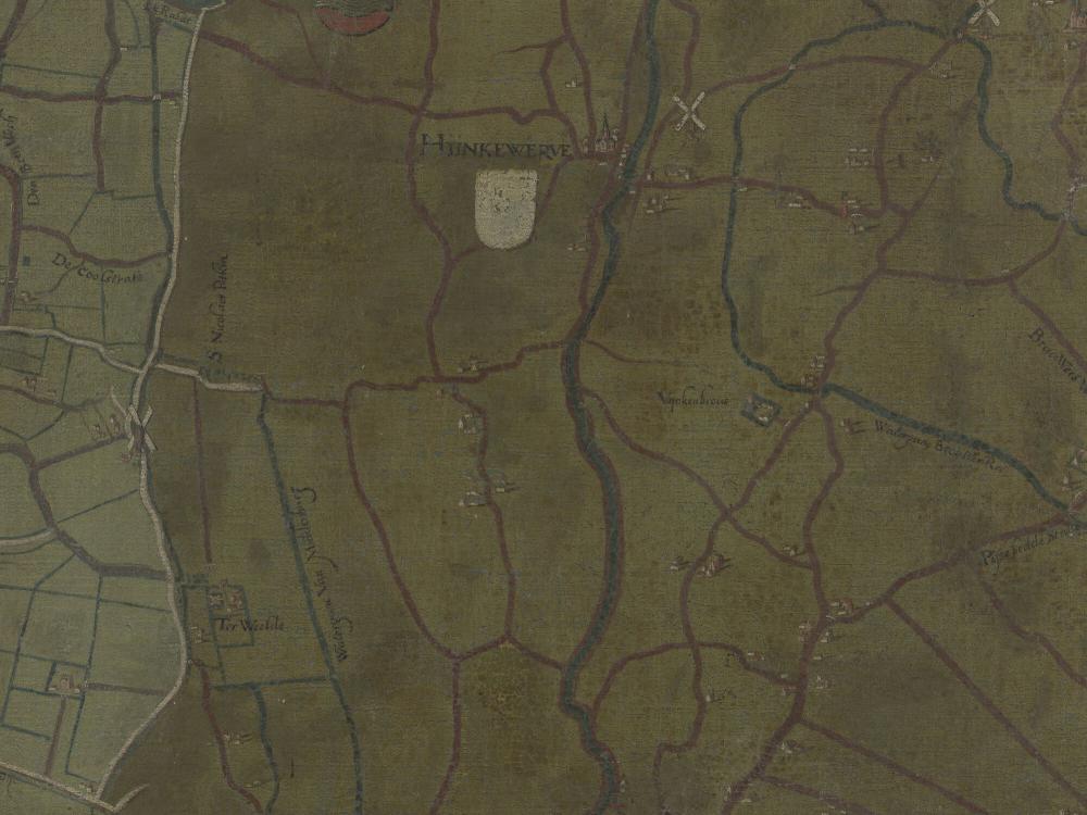 Kaart van het Brugse Vrije