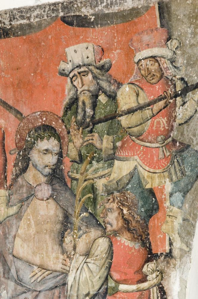 Muurschilderingen crypte
