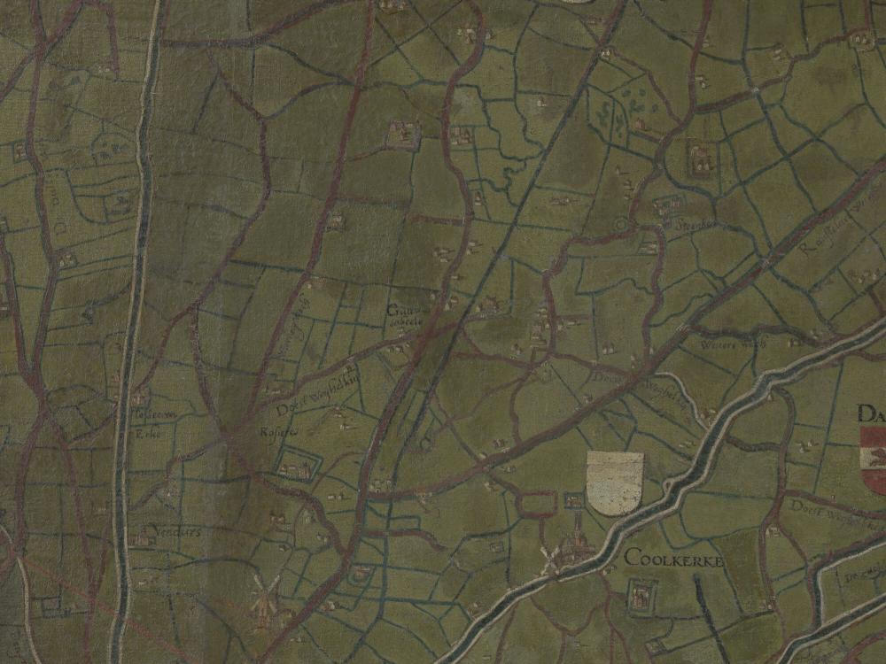 Kaart van het Brugse Vrije