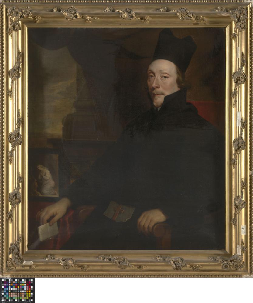 Portret van Winand de la Margelle  abt van Sint-Gertrudisabdij
