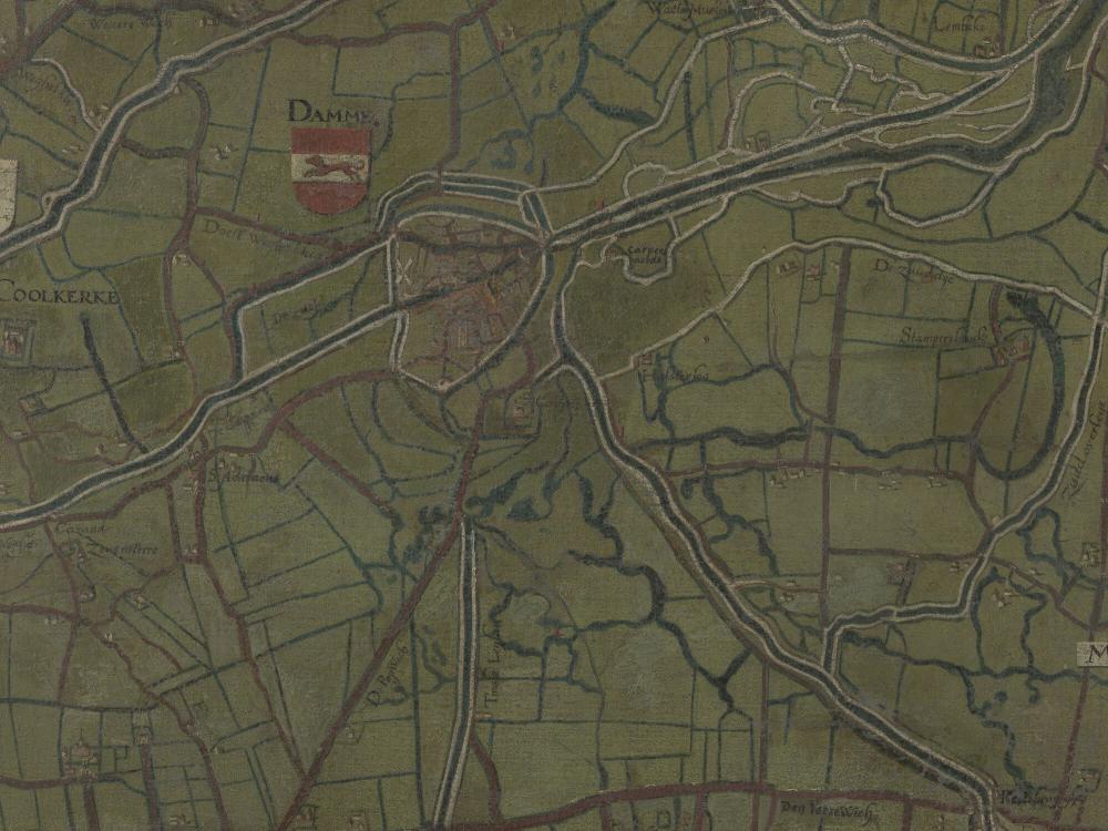 Kaart van het Brugse Vrije