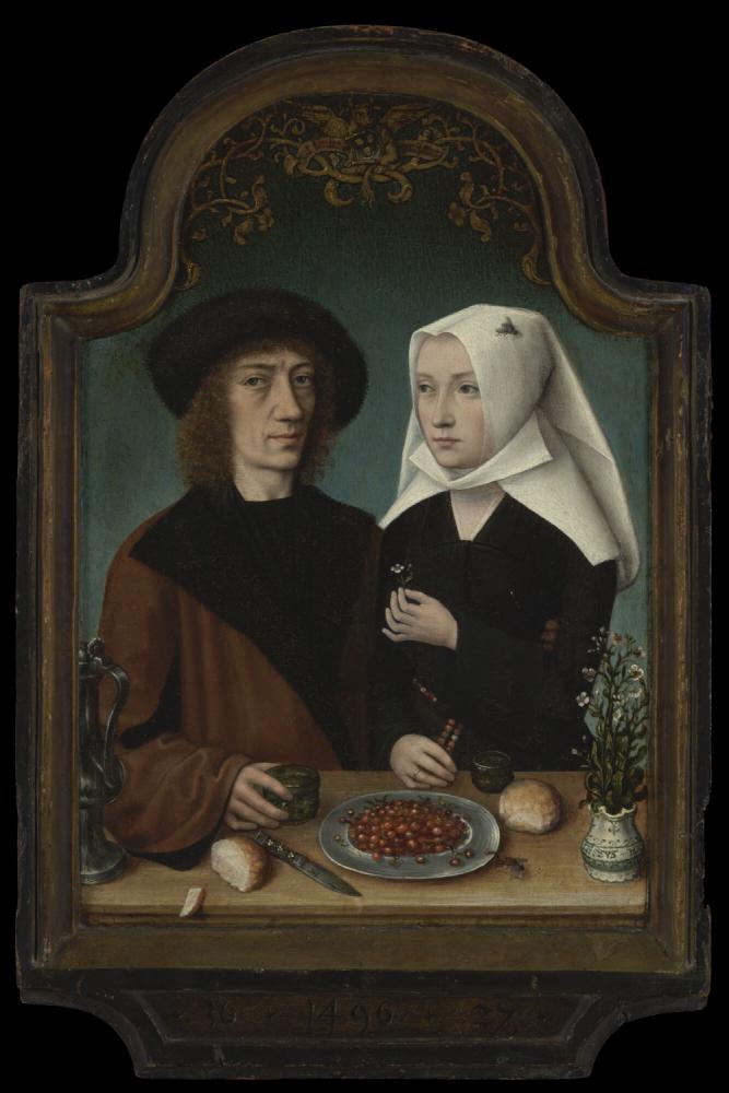 Portret van de kunstenaar en zijn vrouw