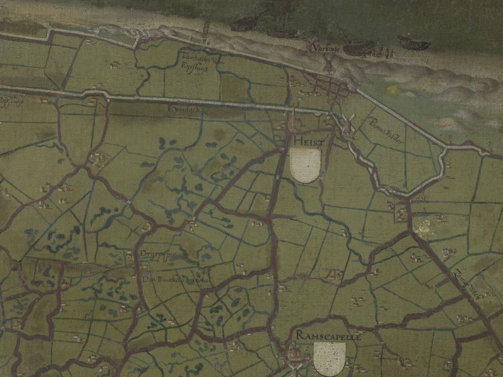 Kaart van het Brugse Vrije