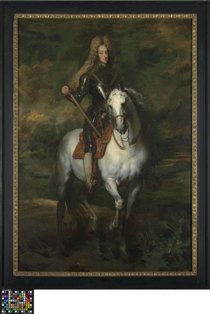 Ruiterportret van Maximiliaan Emmanuel van Beieren
