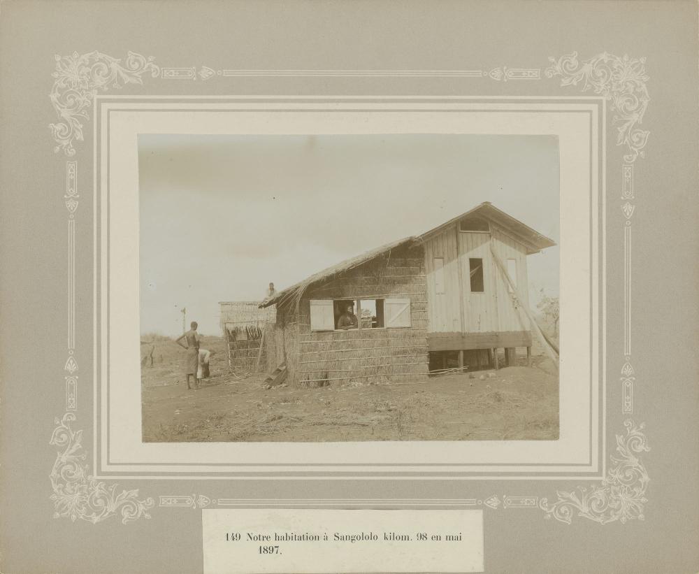 Aanleg spoorweg in Congo