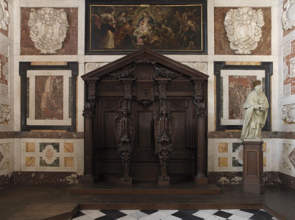 Rubenskapel Kapel van Onze-Lieve-Vrouw: biechtstoel