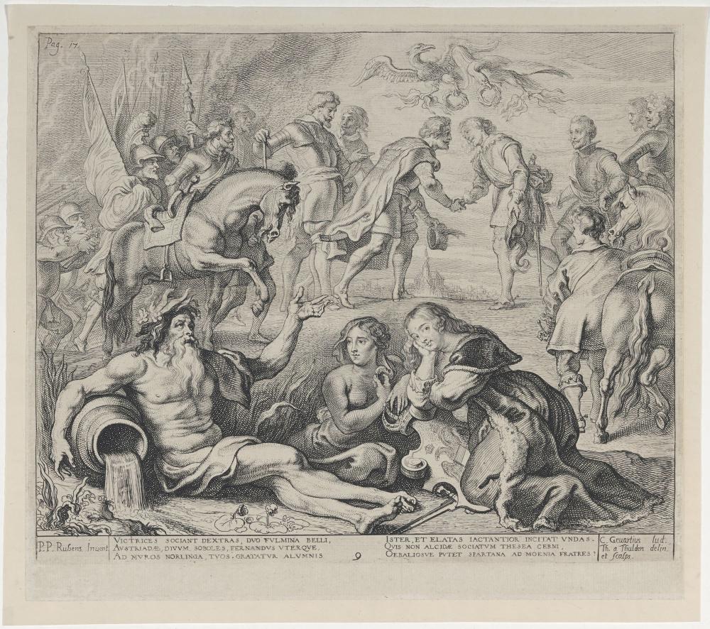 De Ontmoeting van den Cardinaalinfant en van Ferdinandus  koning van Hongarië  te Nordlingen