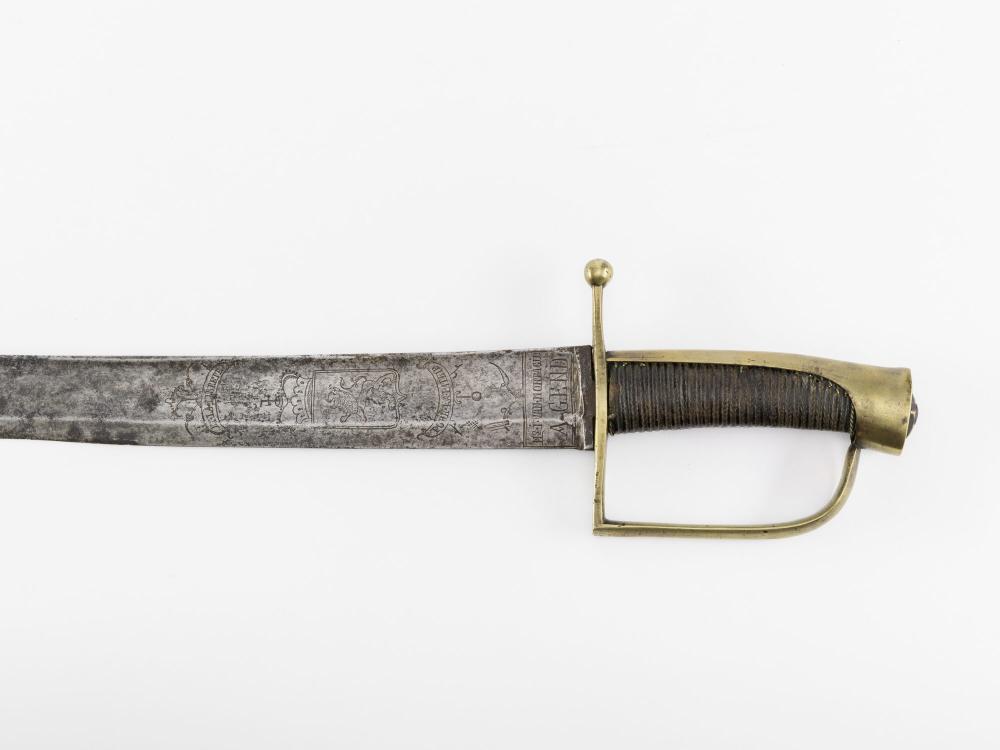 Sabel van een officier van de Gentse cavalerie tijdens de Brabantse Omwenteling