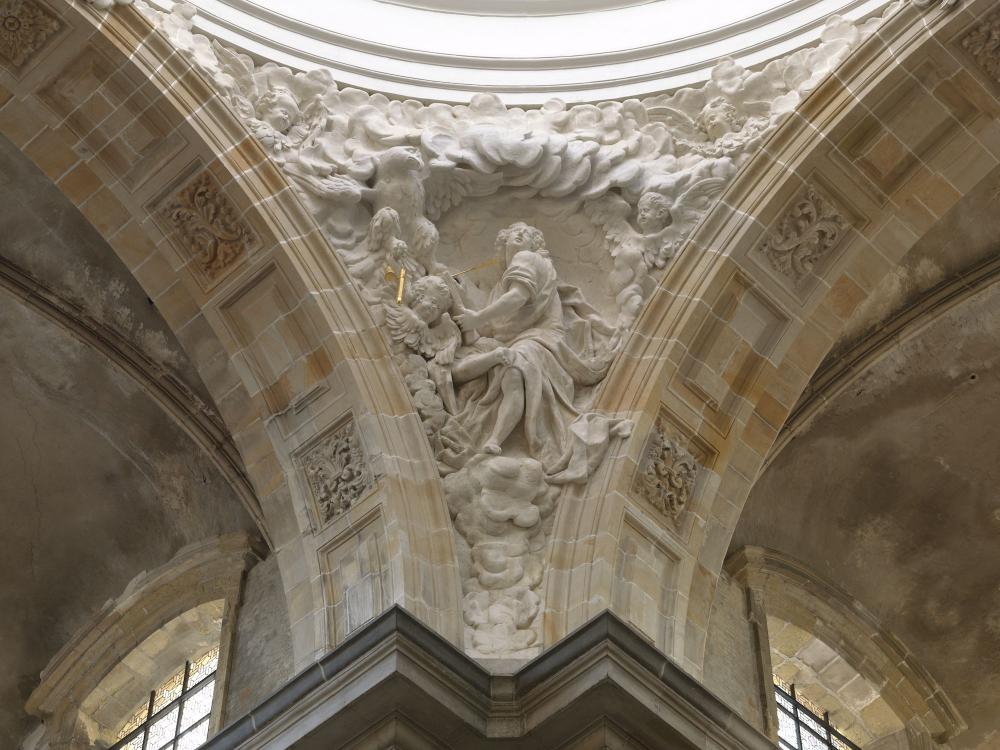 Pendentiefkoepel (detail) : Johannes (evangelist)
