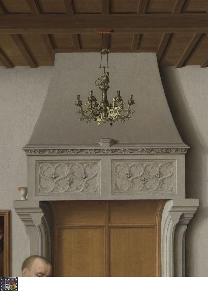 Het Laatste Avondmaal. Detail uit Middenpaneel