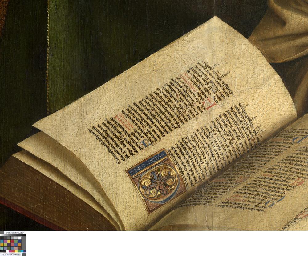 het Lam Gods: detail uit Paneel Johannes de Doper