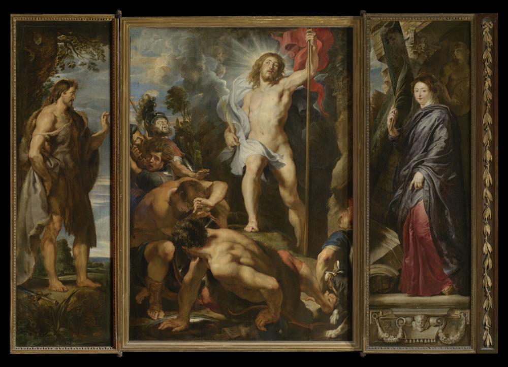 Epitaaftriptiek van Jan Moretus en Martina Plantin