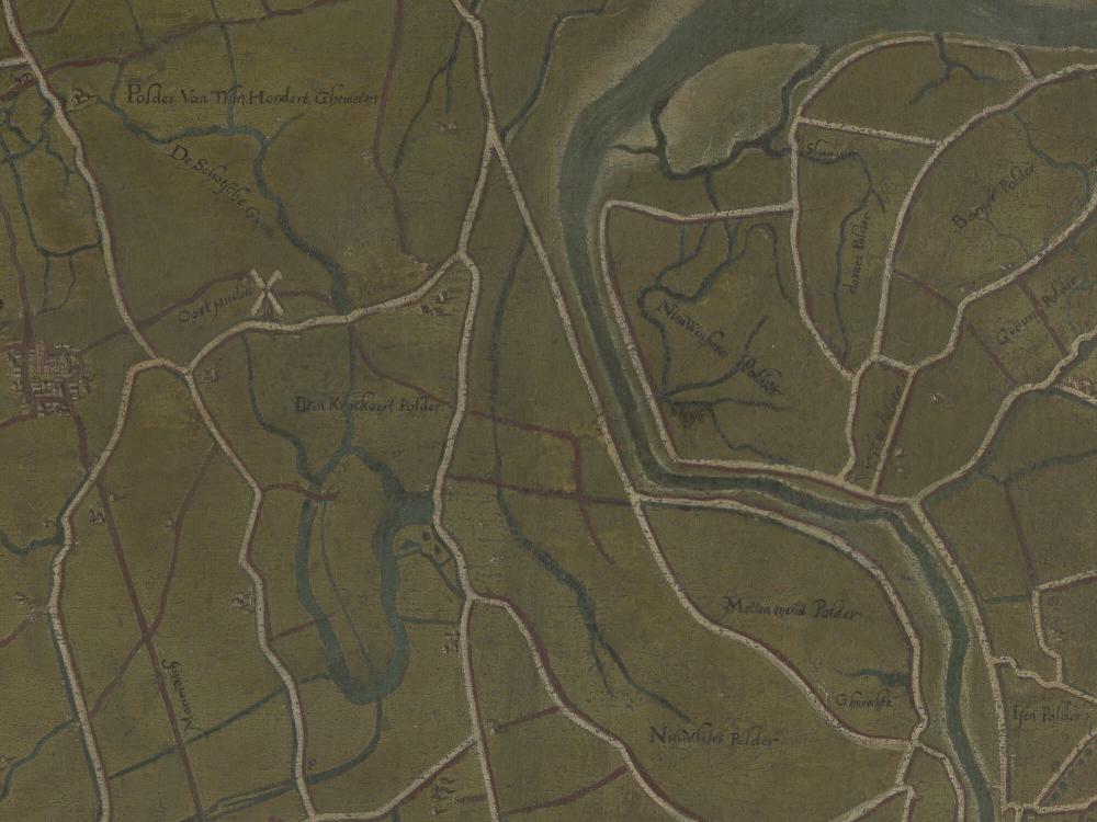 Kaart van het Brugse Vrije