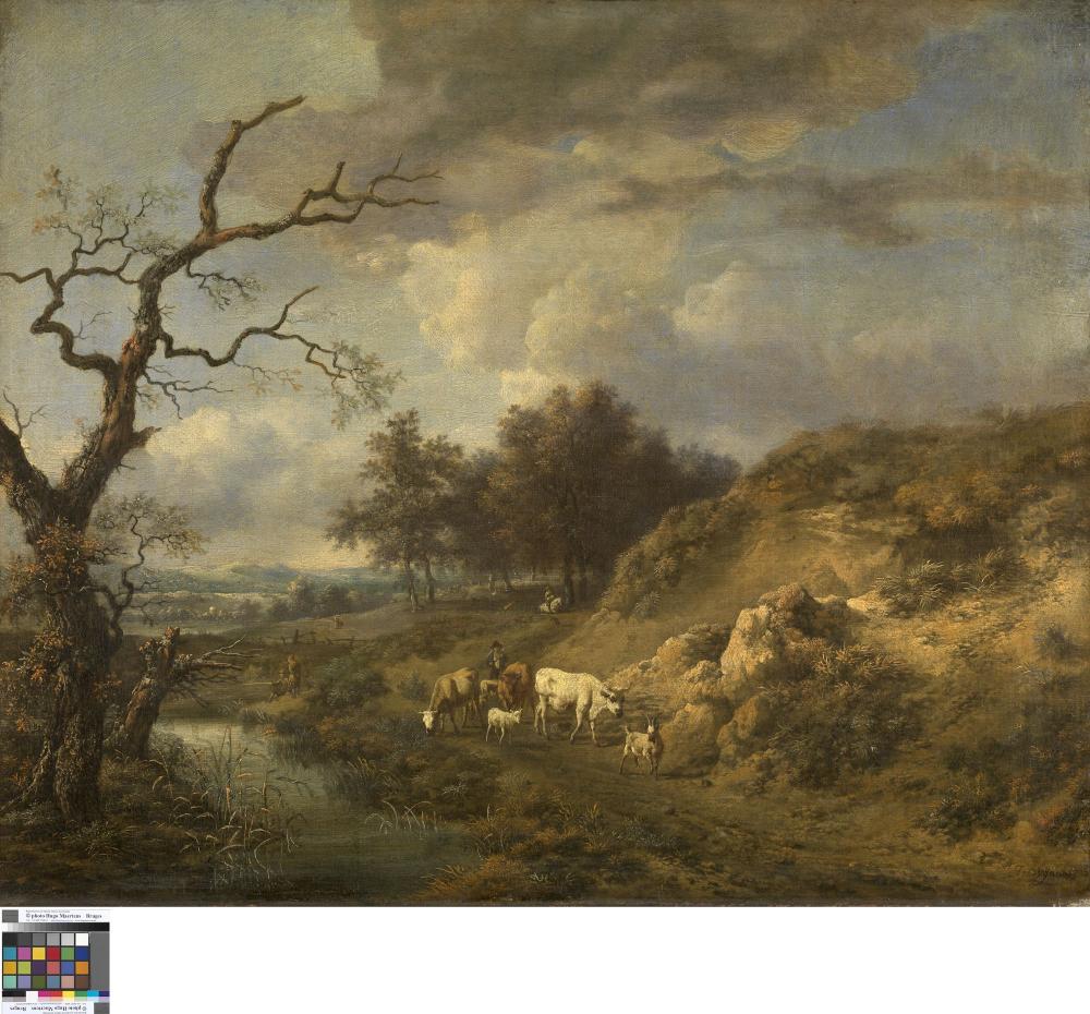 Landschap met vee