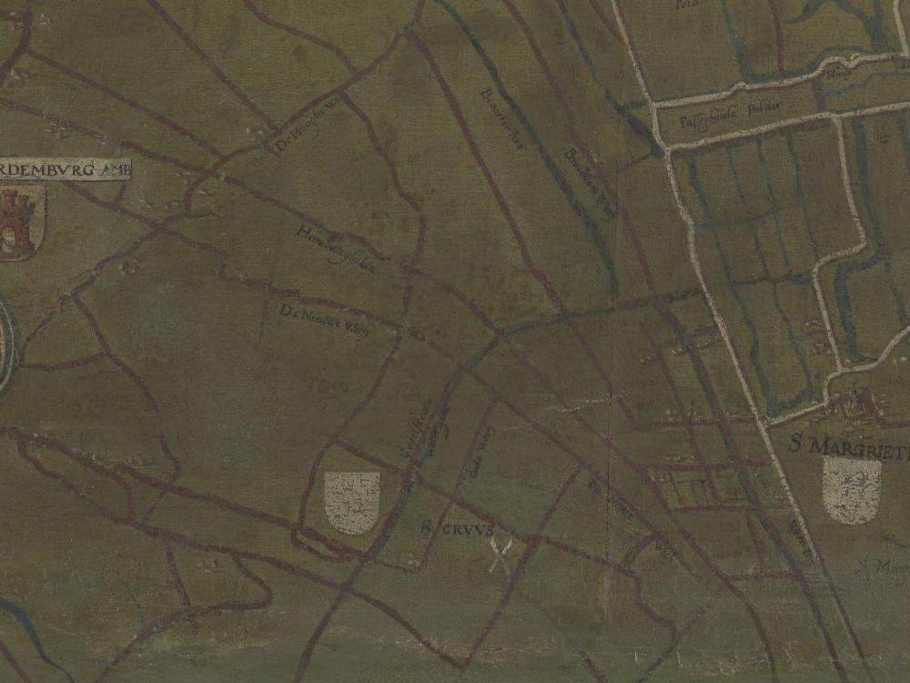 Kaart van het Brugse Vrije