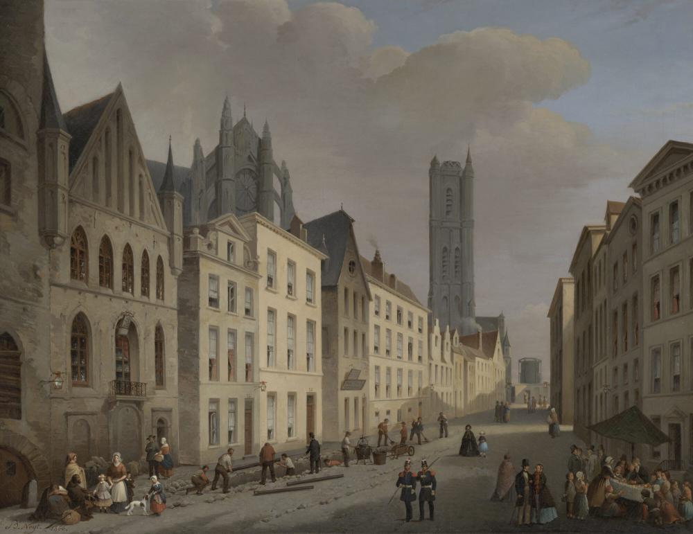 De aanleg van het gasnetwerk in Gent