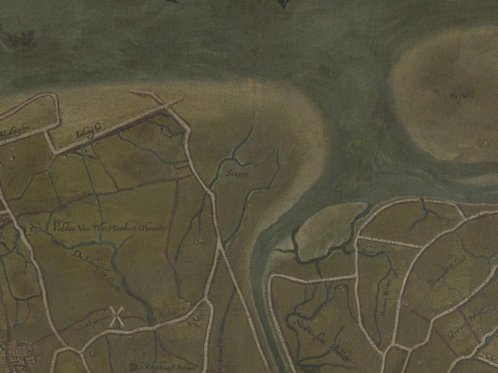 Kaart van het Brugse Vrije