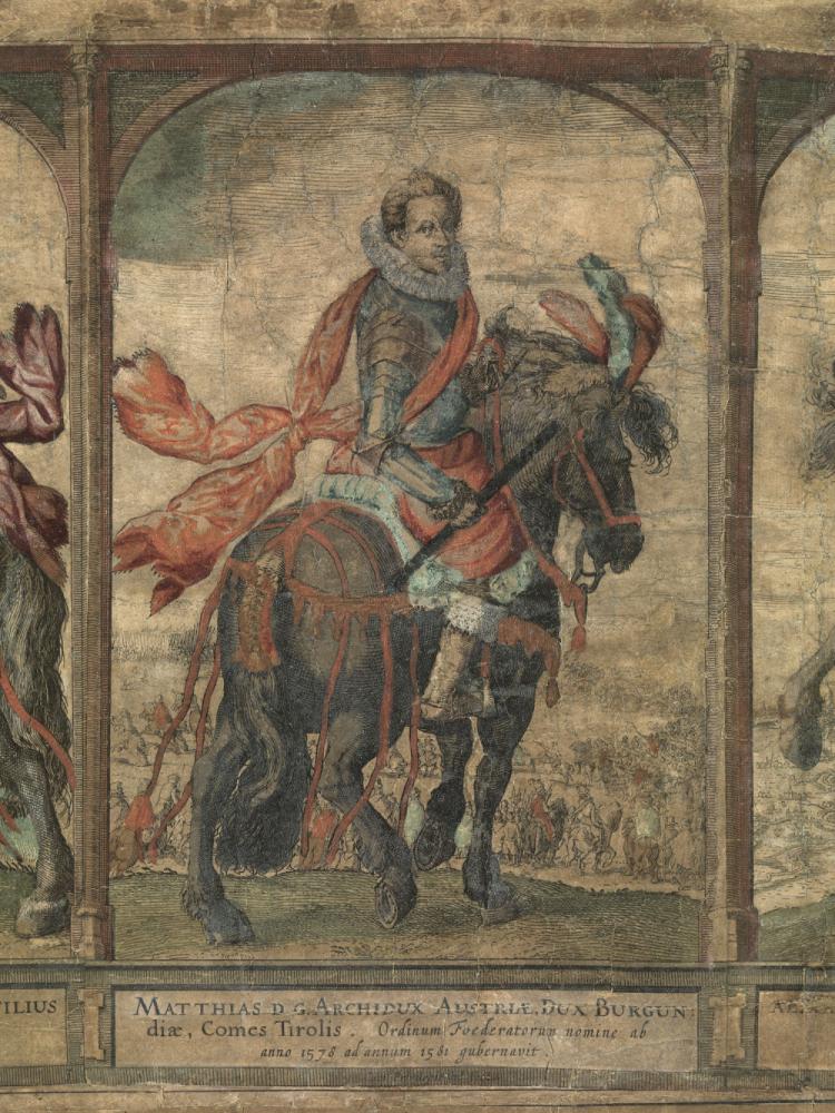 Wandkaart van de Nederlanden