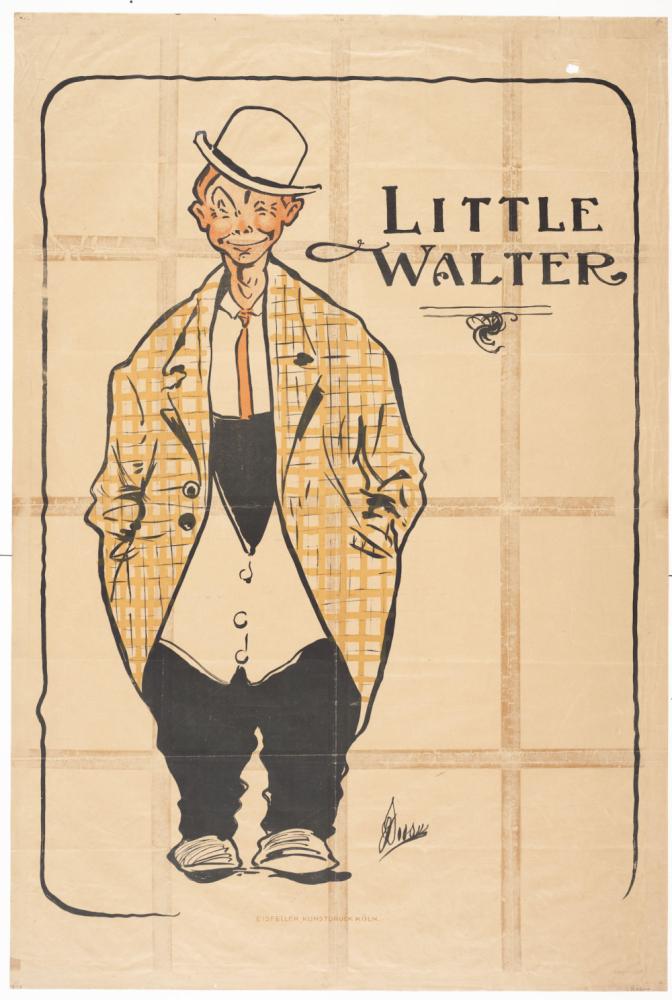Affiche voor clown Little Walter