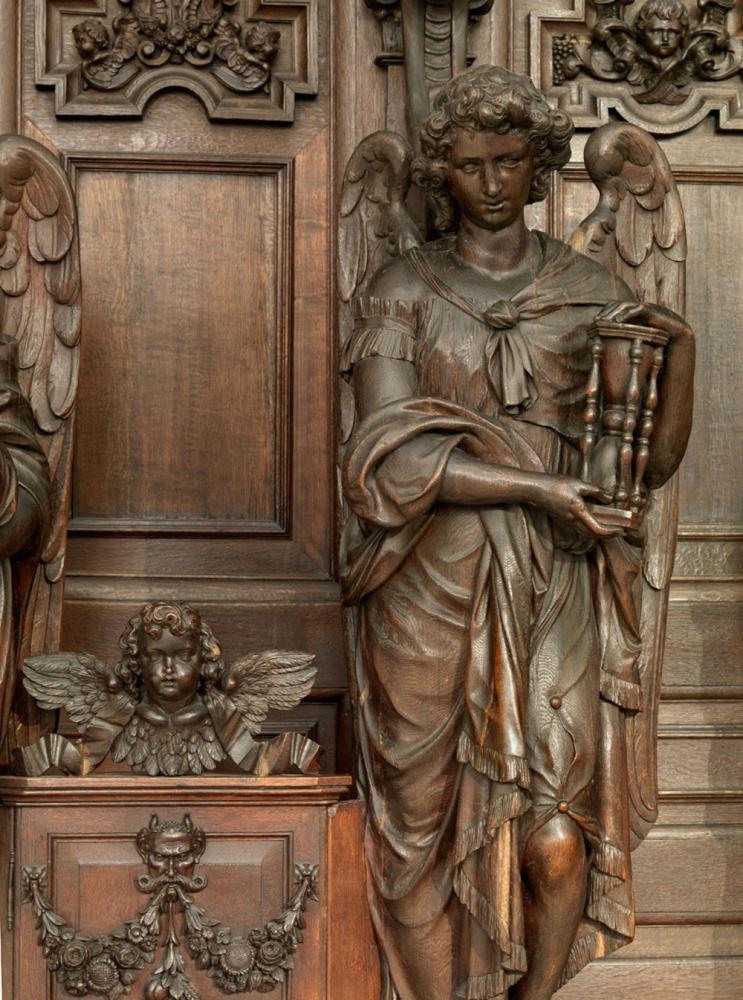 De biechtstoelen van de Sint Pauluskerk Antwerpen