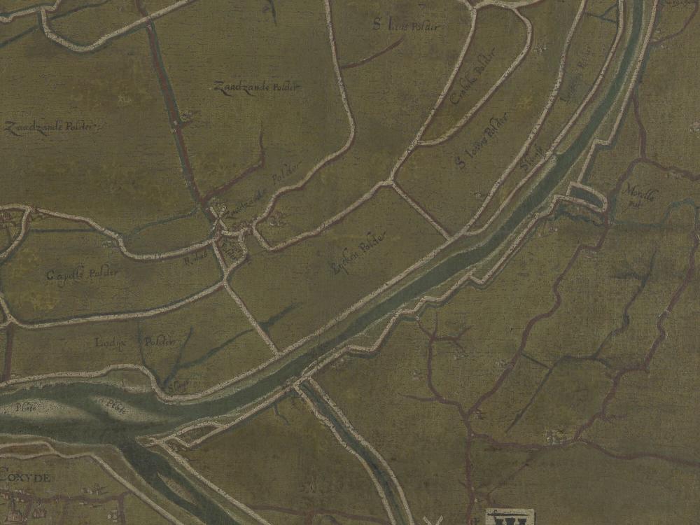 Kaart van het Brugse Vrije