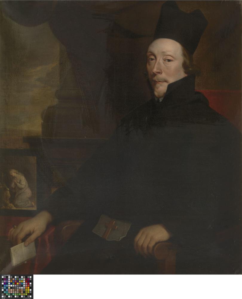 Portret van Winand de la Margelle  abt van Sint-Gertrudisabdij
