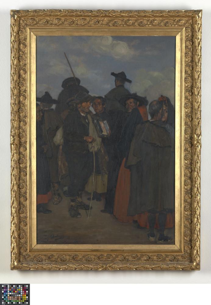 Spaanse boeren op de markt