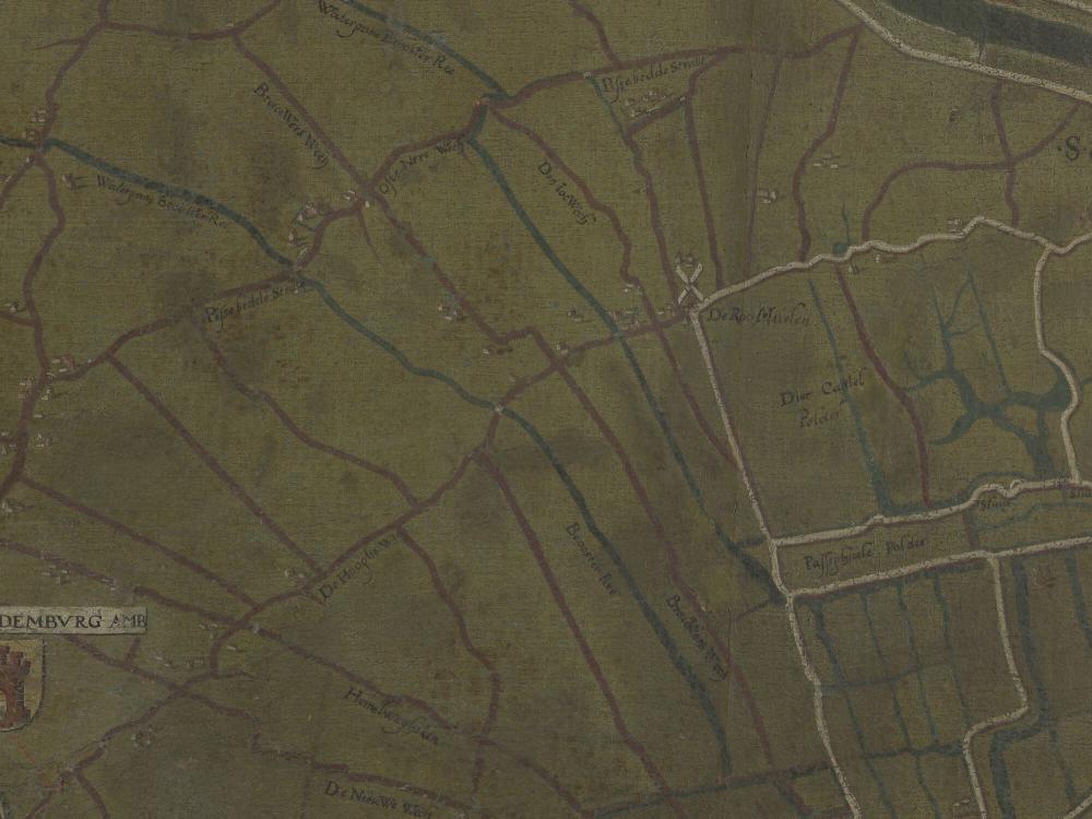 Kaart van het Brugse Vrije