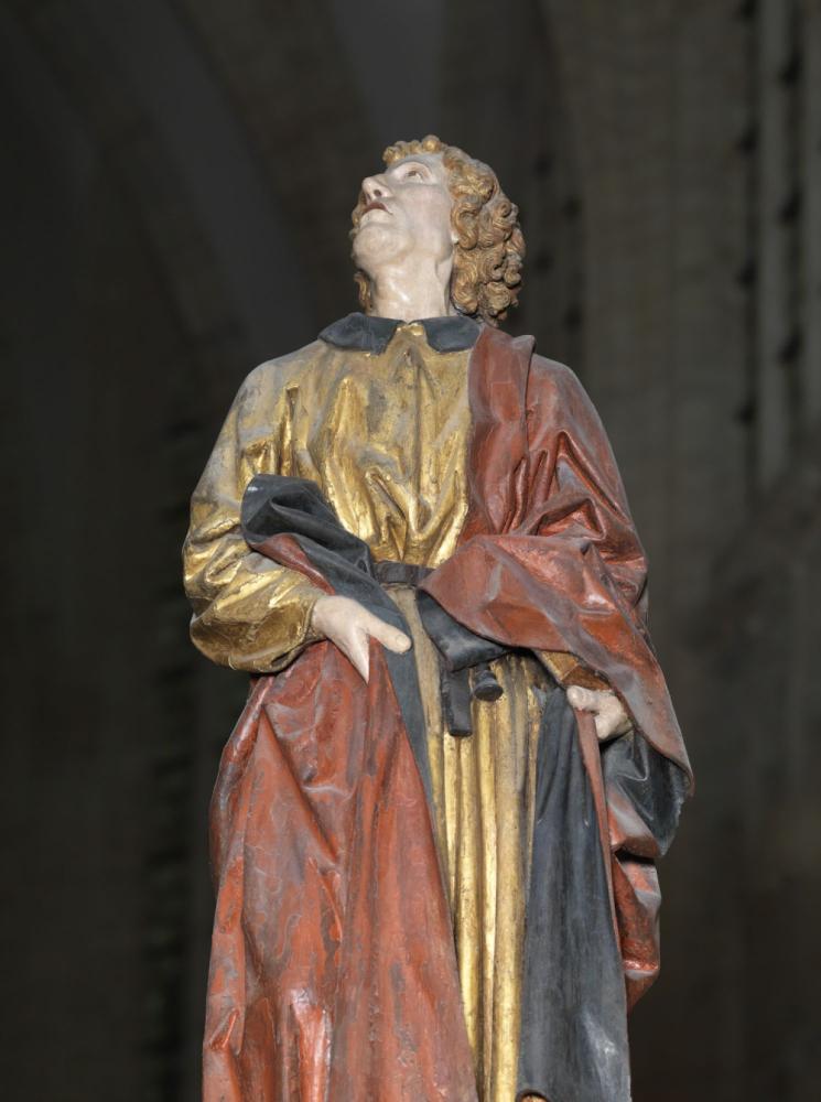 Calvarie met Christus, Maria en Johannes