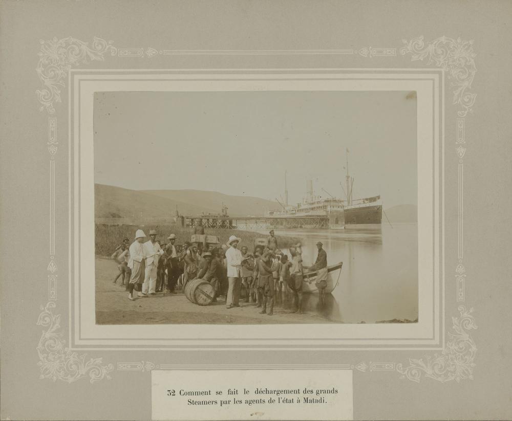 Aanleg spoorweg in Congo