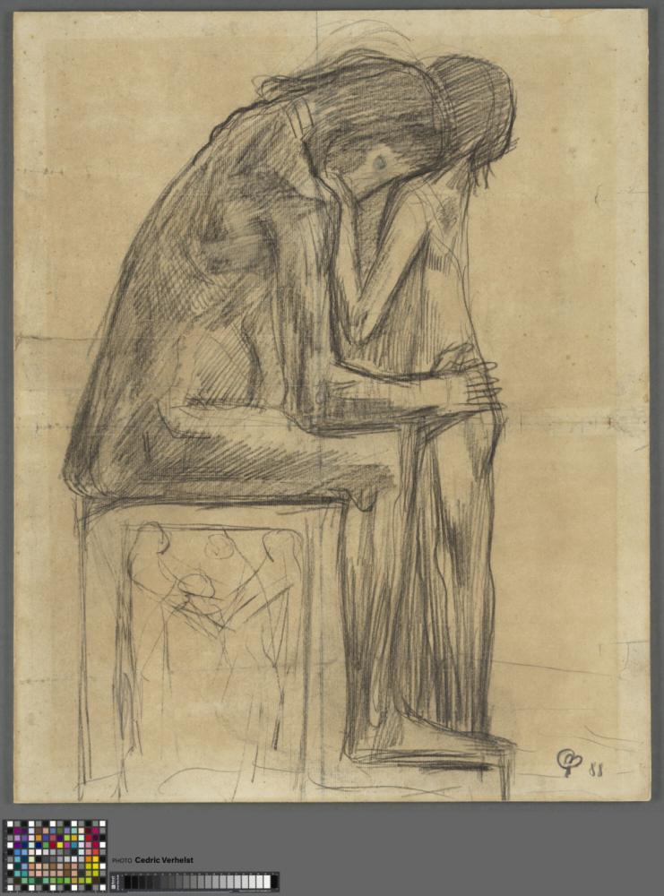 Studie van een moeder en kind