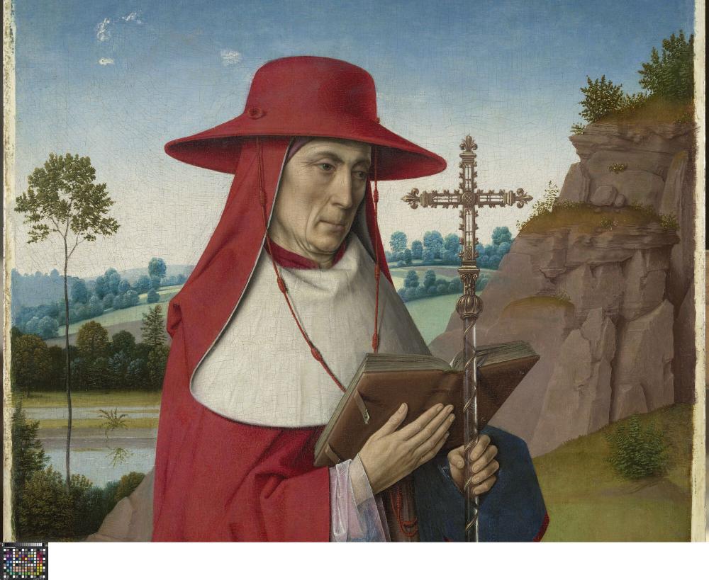 De marteling van de Heilige Erasmus. Detail uit Linkerpaneel