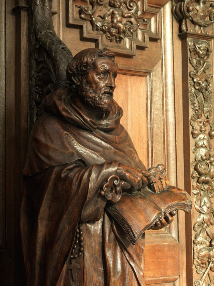 De biechtstoelen van de Sint Pauluskerk Antwerpen