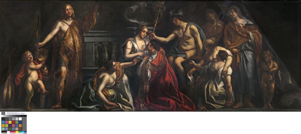 Nijverheid en handel die de bloei van de kunst bevorderen