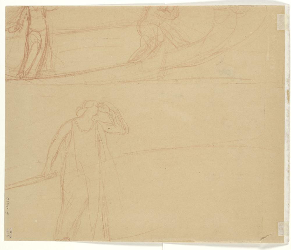 Fragment met figuurstudie