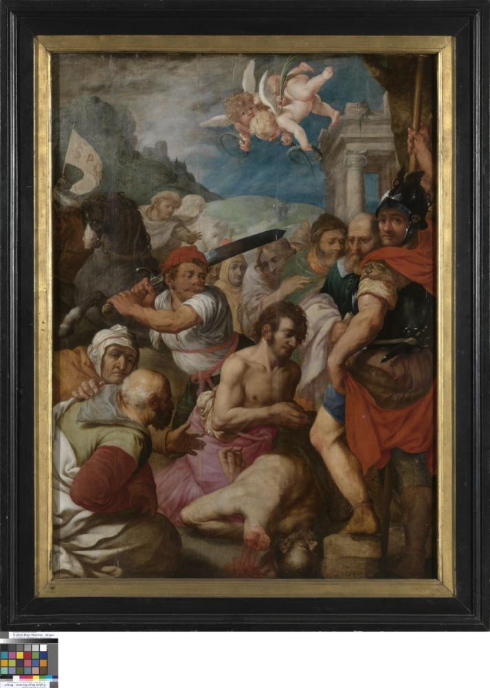 Marteldood van de heiligen Crispinus en Crispinianus