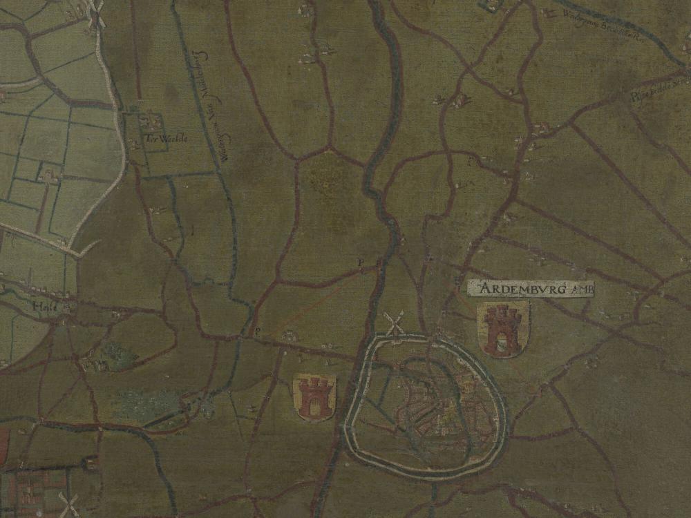 Kaart van het Brugse Vrije