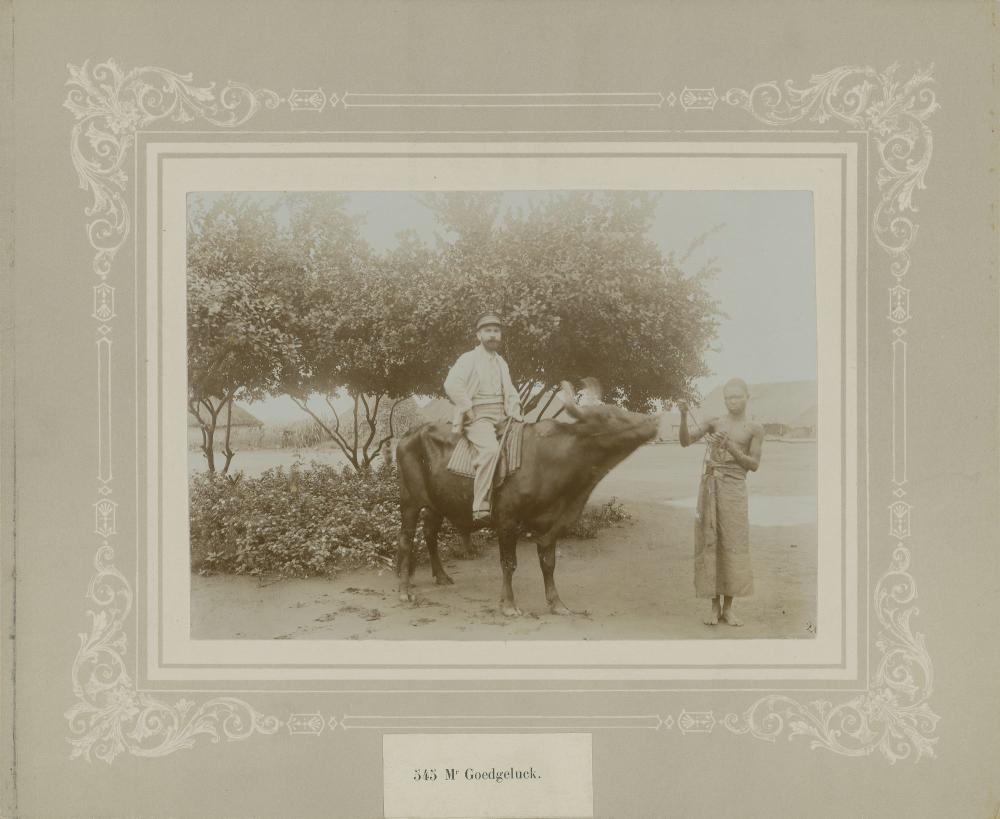 Aanleg spoorweg in Congo