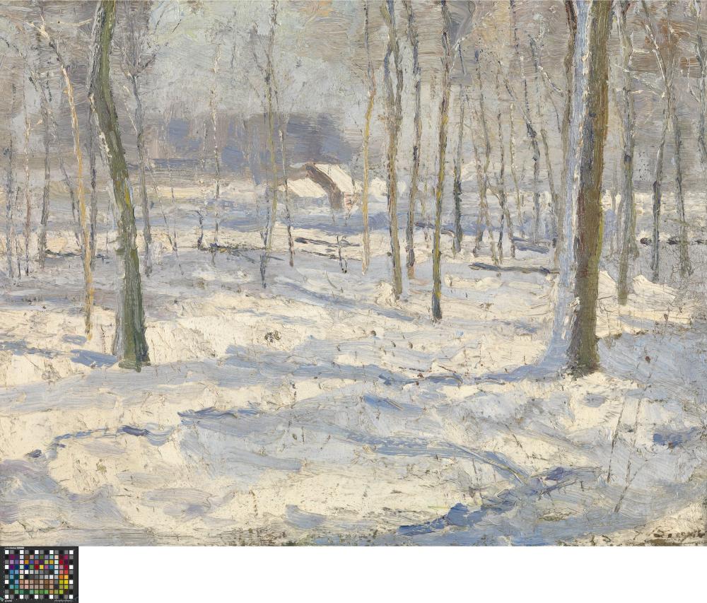 Winterlandschap (schets)