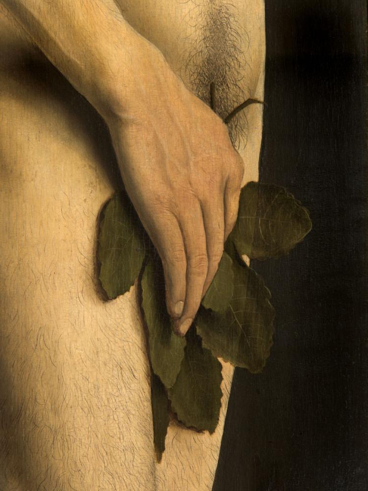 het Lam Gods: detail uit Paneel Adam