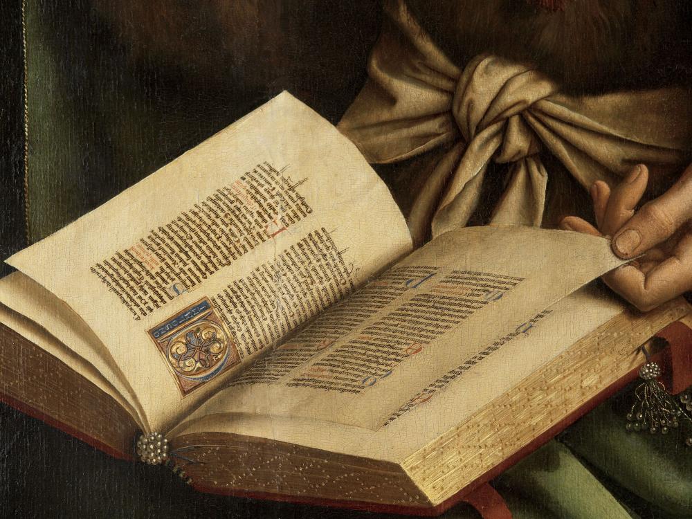 het Lam Gods: detail uit Paneel Johannes de Doper
