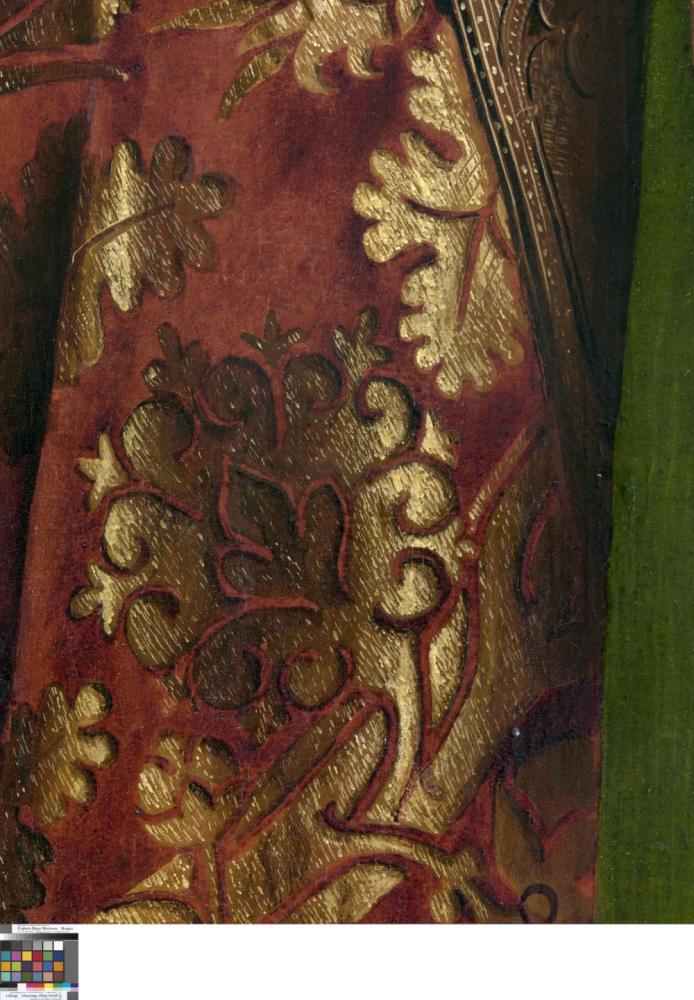 het Lam Gods: detail uit paneel De Zingende Engelen
