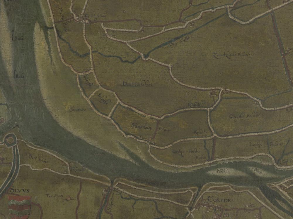Kaart van het Brugse Vrije